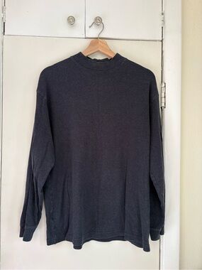 Pendleton Men's Black Crewneck Long-Sleeve Sweater